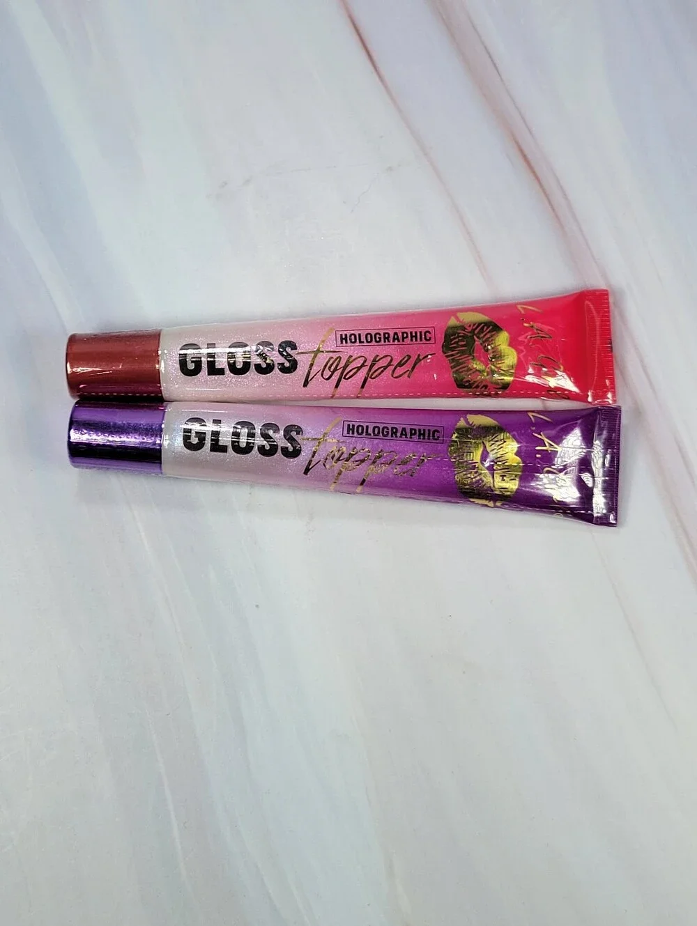 L.A. Girl Glazed Lippie Lip Serum & Holographic Gloss Topper Bundle NEW!